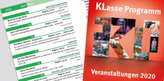 Zahlreiche spannende Events im Veranstaltungsjahr 2020 – „KLasse Programm“ ab sofort kostenlos erhältlich