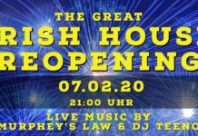 The Great Irish House Reopening, Irish House 07.02.