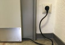 Illegal Strom abgezapft