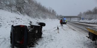 A6/A62/A63 – Westpfalz, Verkehrsunfälle nach Wintereinbruch