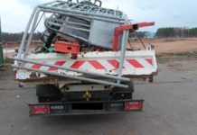A6/Kaiserslautern, Kleintransporter erheblich überladen