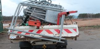 A6/Kaiserslautern, Kleintransporter erheblich überladen