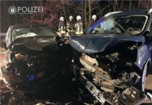 Frontalzusammenstoß auf der B37