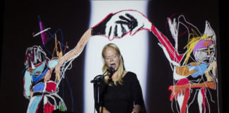 Line Bøgh + live visuals by Christian Grundtoft, amWebEnd 27.02.