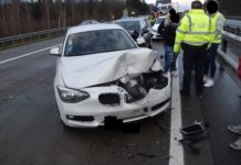 A6/Ramstein-Miesenbach, Hoher Sachschaden bei Auffahrunfall