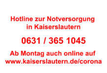Neue Hotline zur Notversorgung in Kaiserslautern – Verwaltung richtet eigenes Callcenter ein