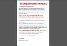 NACHBARSCHAFTSHILFE in Erlenbach