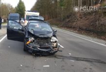 Auf Vordermann aufgefahren