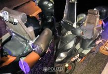 Roller mit eigenwilligen Anbauten