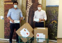 Chinesische Partner spenden OP-Masken für Kreis und Stadt