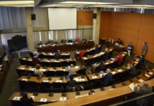 Ungewohntes Bild im Großen Ratssaal