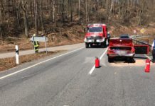 Auffahrunfall: Eine leicht verletzte Person