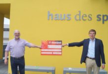 1.000 Euro für den SSV Mutterstadt: Förderung aus Mitteln der Glücksspirale