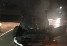 Flucht vor Polizei endet auf dem Autodach