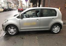 Unfallflucht: Auto vier Meter weit geschoben