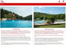 Schwimmbäder: Kurzlink auf Buchungssystem eingerichtet