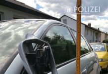 Spiegel abrasiert und abgehauen – Zeugen gesucht!