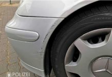Wer hat den Mercedes gerammt?