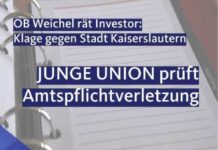 JU prüft Amtspflichtverletzung von OB Weichel