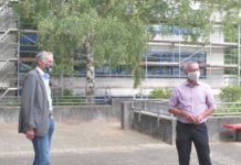 Schulzentrum Süd: Der Rohbau steht bereits