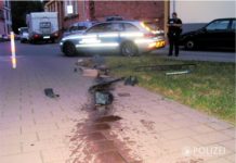 Betrunken zwei Unfälle gebaut und eingeschlafen