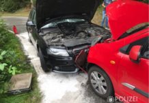 Frontalzusammenstoß auf Landesstraße 500