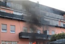 Müllcontainer gehen in Flammen auf