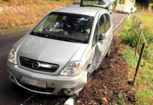 Mit Gegenverkehr zusammengestoßen