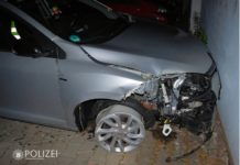 Unfall und Fahrerflucht mit mehr als 2 Promille