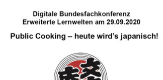 Mittagspause einmal anders – Public Cooking aus der VHS für Teilnehmer einer Bundeskonferenz zur Digitalisierung