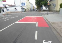 Friedenstraße hat Rad- und Schutzstreifen bekommen