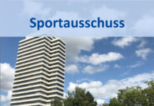 Bekanntmachung Sitzung des Sportausschusses, 06.10.
