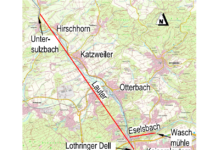 Ortsbegehungen und Vermessungsarbeiten an der Lauter und am Eselsbach
