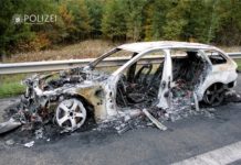 Fahrzeugbrand führt zu Vollsperrung