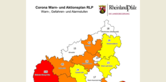 Aktuellen Stand hinsichtlich des Coronavirus – Gemeldete letzte 7 Tage pro 100.000