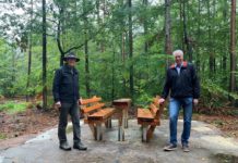 Neue Sitzgelegenheiten im Stadtwald – Kiefer dankt Humbergturm-Verein für Sachspende