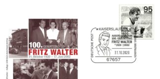 Zum 100. Geburtstag Fritz Walters: Sonderpostamt im Stadtmuseum