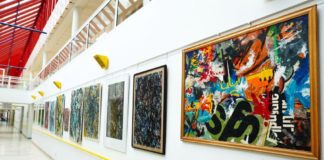 Schwungvoller Ausdruck von purer Lebensfreude