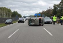 A6/Kaiserslautern, Zwei Leichtverletzte nach Fahrstreifenwechsel