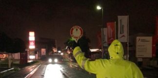 Kontrollstellen im Stadtgebiet