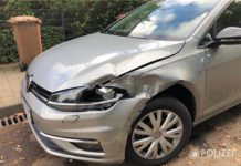 Wer hat den VW Golf gerammt?