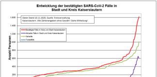 KL – Coronavirus: 2 weitere Todesfälle, 53 neue Indexfälle in Stadt und Landkreis