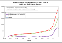 KL – Coronavirus: 1 Todesfall, 31 neue Indexfälle in Stadt und Landkreis, 81 Personen aus Quarantäne entlassen