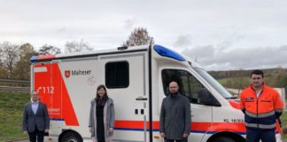 Malteser in Schwedelbach weihen neuen Rettungswagen ein