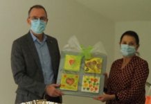 Ökologieprogramm näht Alltagsmasken – Übergabe an die Krebsgesellschaft RLP
