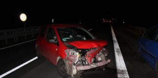 A63/Kaiserslautern, Nach Fahrstreifenwechsel Kontrolle verloren