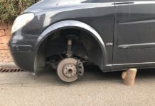 Auto aufgebockt und Räder gestohlen – Zeugen gesucht!