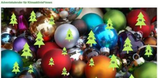 Online-Adventskalender für Klimaaktivist*innen