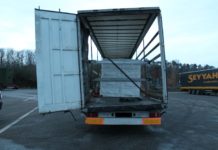 A6, Kaiserslautern, Sattelzug in Schieflage – Weiterfahrt untersagt