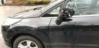 An mehreren Autos die Außenspiegel beschädigt – Zeugen geucht!